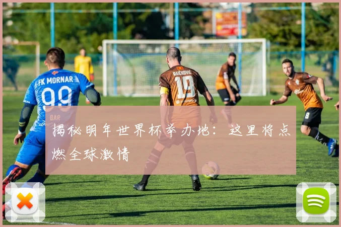 揭秘明年世界杯举办地:这里将点燃全球激情