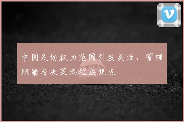 中国足协权力范围引发关注，管理职能与决策流程成焦点